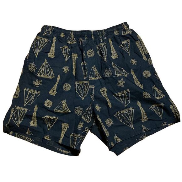 Roundtree & Yorke Other - Men’s Nautical Swim Trunks sz Large